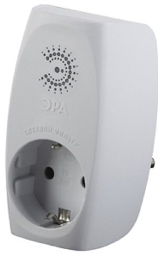 Устройство для защиты от импульсных перенапряжений Эра SF-1e-W 16А шторки белый картинка